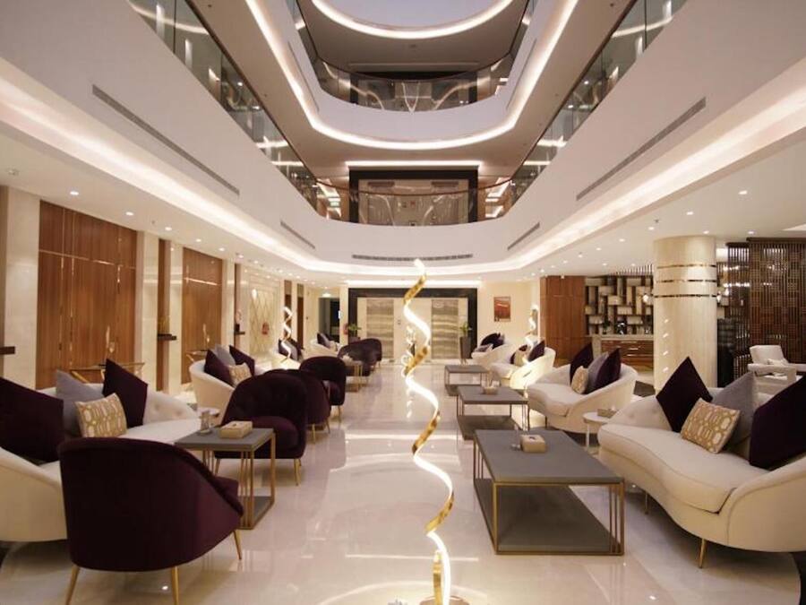 Sala de estar en el lobby