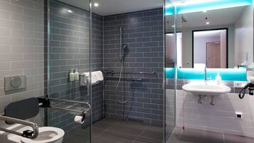Standard Room, 1 Queen Bed, Accessible Bathtub | Hypo-allergenic bedding available, desk, laptop workspace