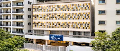 Majoituspaikan julkisivu