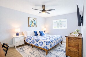 2 bedrooms, desk, iron/ironing board, free WiFi