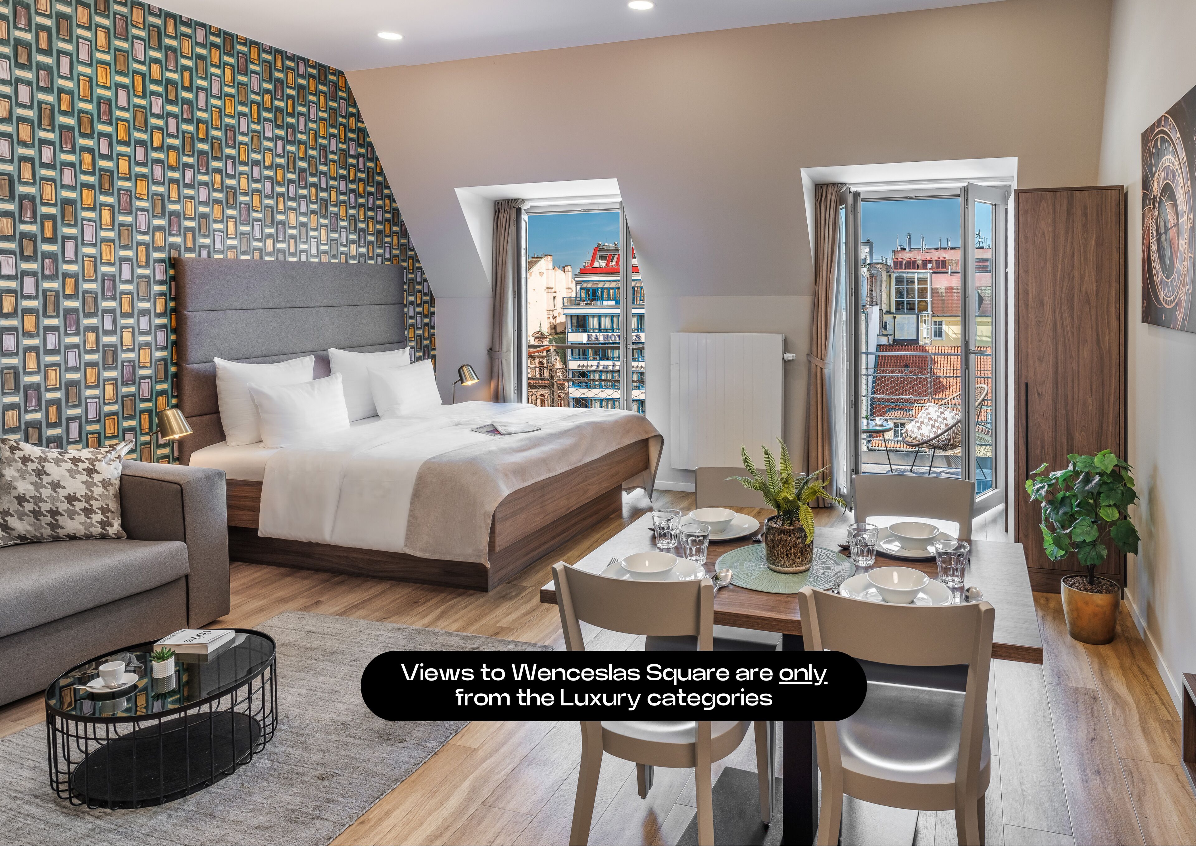 Luksus-studiosuite | Allergitestet sengetøy, individuelt dekorert og individuelt innredet