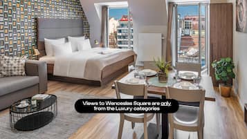 Lyxig studiosvit | 1 sovrum, allergitestade sängkläder och individuell inredning