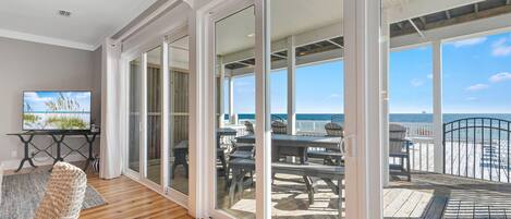 House, Multiple Beds, Patio, Beach View | Balcony