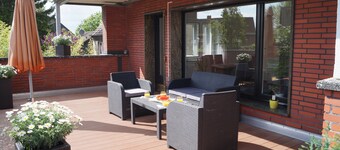 comfortable, 3and 1/2 rooms, apartment with large sun terrace