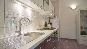 Private kitchen | Fridge, microwave, stovetop, dishwasher