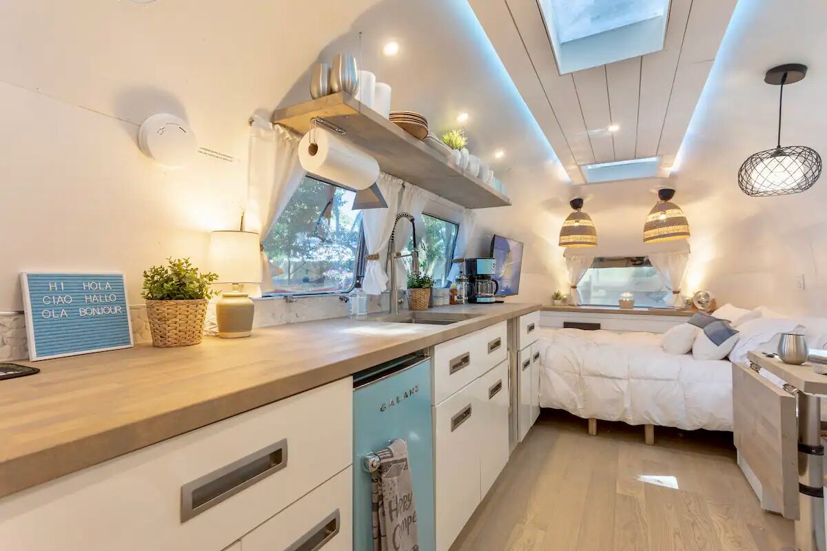 Amelia Airstream · Airstream Farm Stay Evolved Retreat Experience