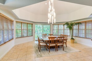 Dining - Penthouse Suite w/ golf & water views-pool & hot tub (St. Augustine)