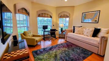 Smart TV, Netflix, books, streaming services