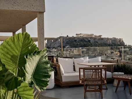 Rooftop terrace. The Lekka Hotel & Spa