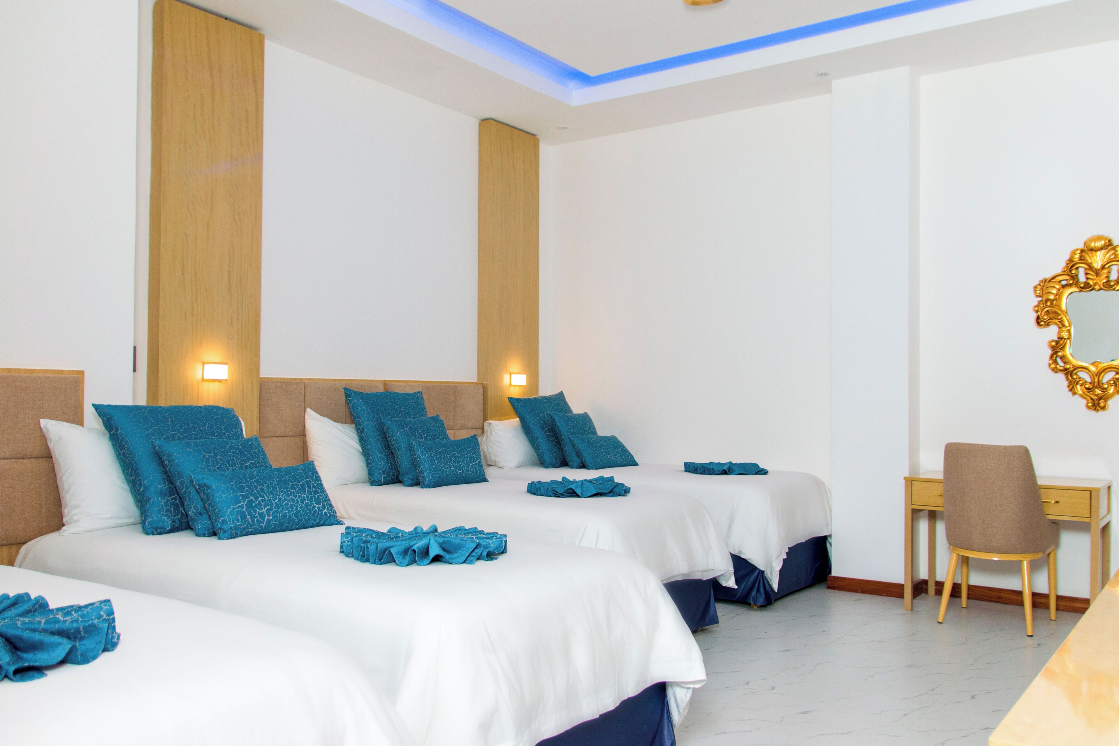 Family Room | Premium bedding, down comforters, pillowtop beds, in-room safe