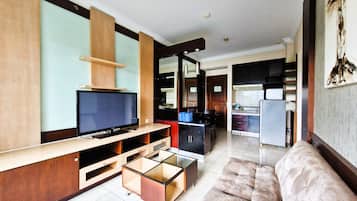 Standard-Apartment, 3 Schlafzimmer | Wohnbereich