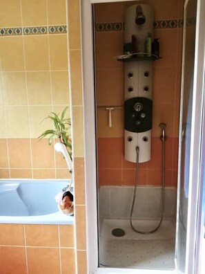 Combined shower/tub, hair dryer - House (Hanvec)