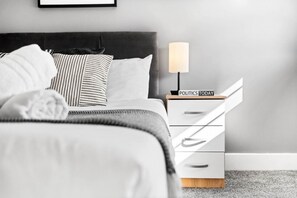 2 dormitorios, tabla de planchar con plancha, wifi y ropa de cama