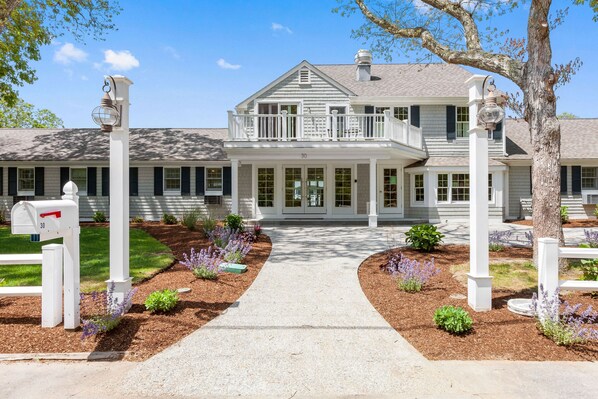 Voorkant van accommodatie