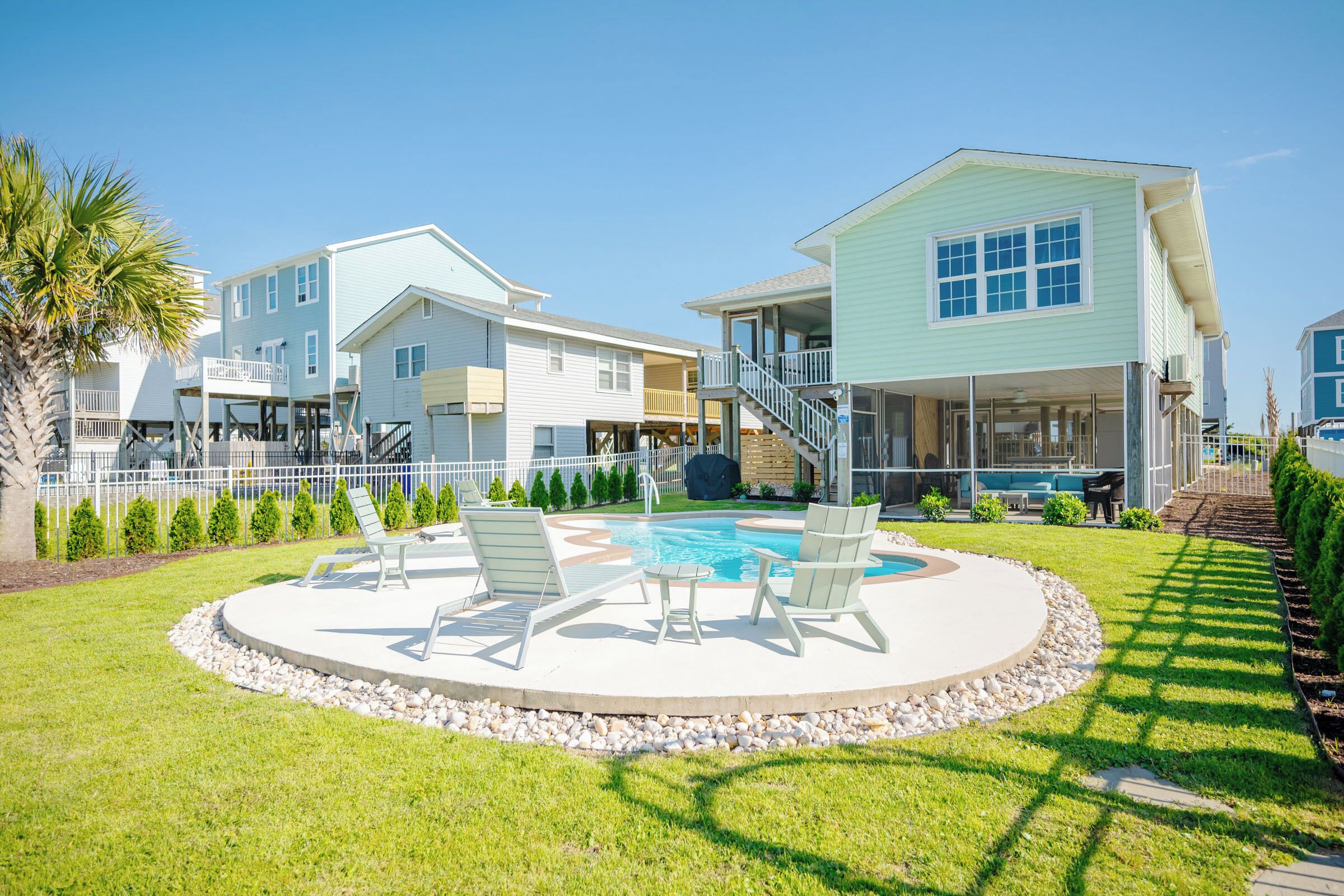 Mermaid Manor: Ocean View Home with Private Pool, Close to Beach Access