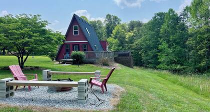 Red Roost A-Frame - New Hot Tub