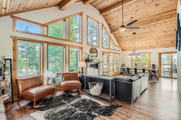 Smart TV, caminetto, videogiochi, tavolo da calcetto