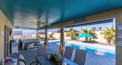 Beach House with Pool & Hot Tub! 9 Minutes to Launch Ramp