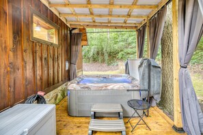 Baignoire à remous extérieure
