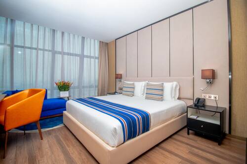 Chambre supérieure | Literie de qualité, couette en duvet