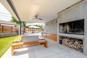Terrace/patio - Villa Primus with heated pool & Jacuzzi (Gostinjac (Krk))