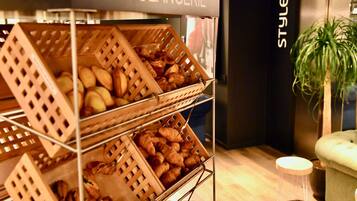 Free buffet breakfast
