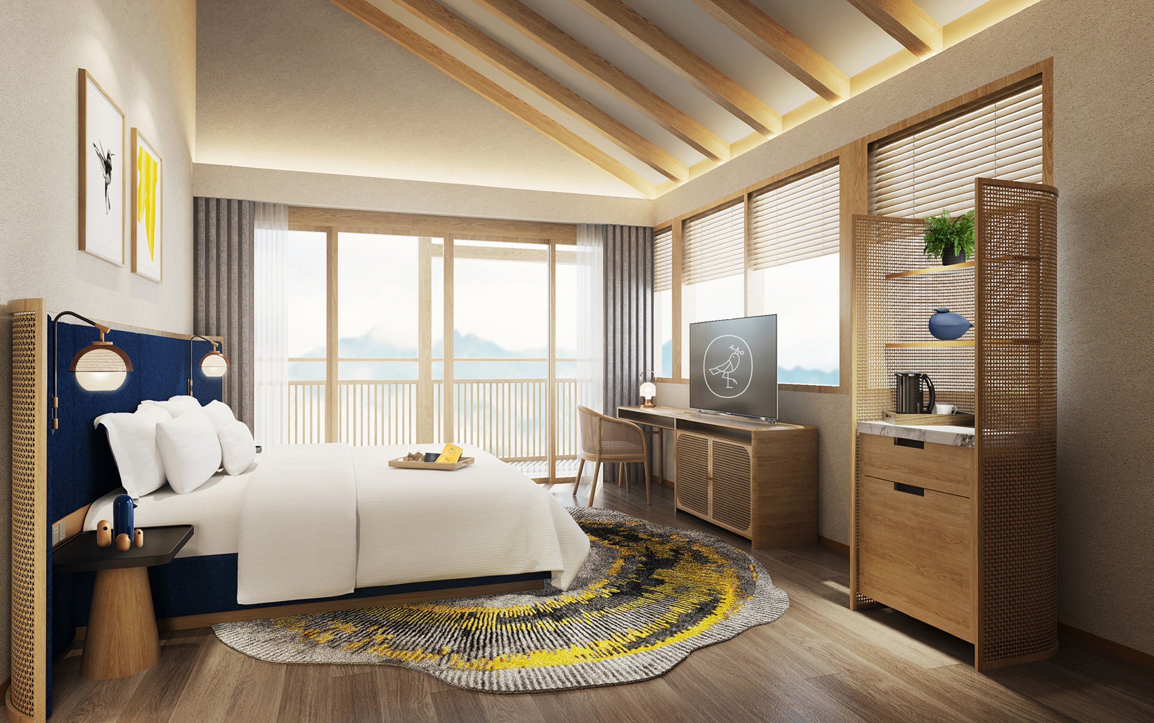 迷你吧贈品、房內夾萬、遮光窗簾/窗簾、隔音