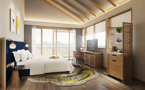 Artículos del minibar gratis y caja de seguridad en la habitación