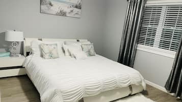 4 sovrum, värdeförvaringsskåp på rummet och strykjärn/strykbräda