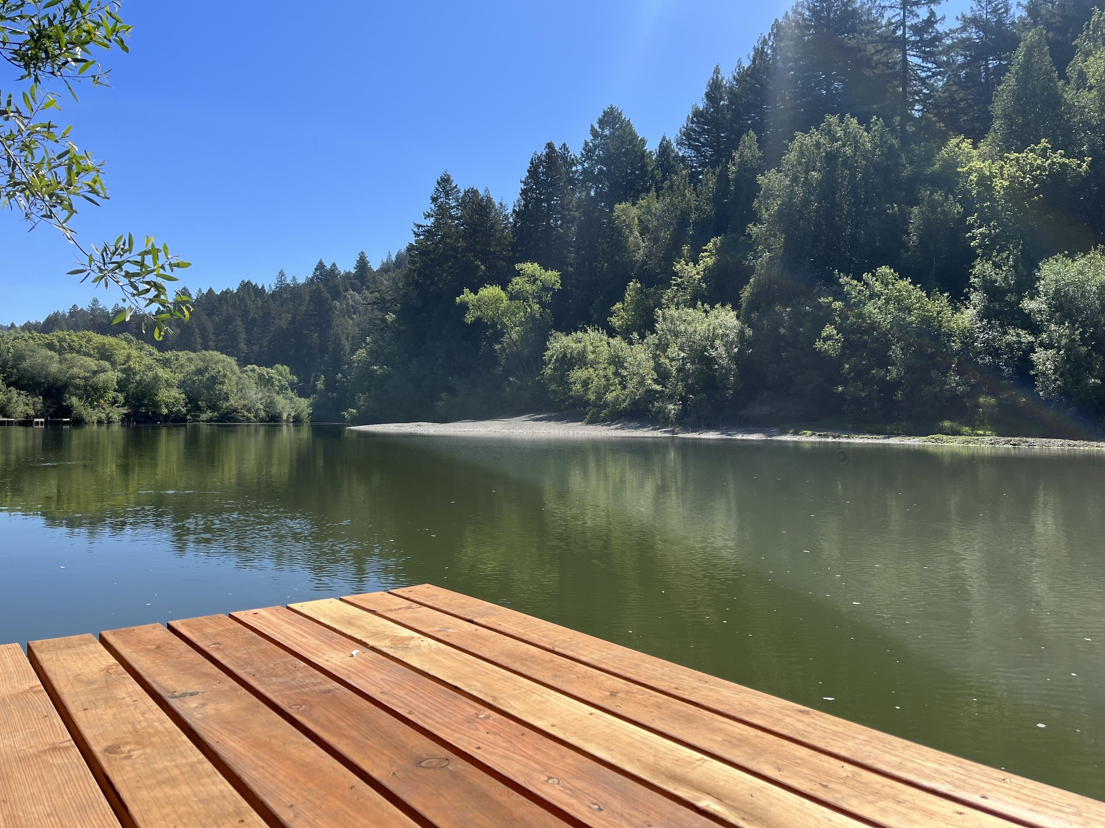Riverfront property with hot tub; walking distance to Guerneville proper!