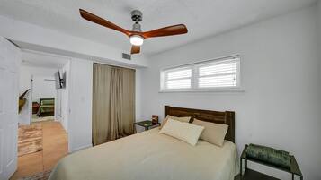 2 habitaciones, tabla de planchar con plancha, wifi y ropa de cama