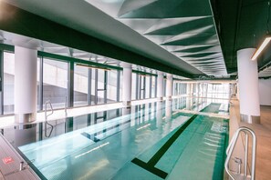 Pool - Classic Leopoldstadt 2BR w/ Elevator, Gym & Sauna, near U2, by Blueground (Vienna)