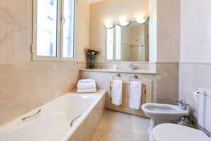 Bathtub, hair dryer, towels, shampoo - Fabulous attic in the center of Seville (Sevilla)