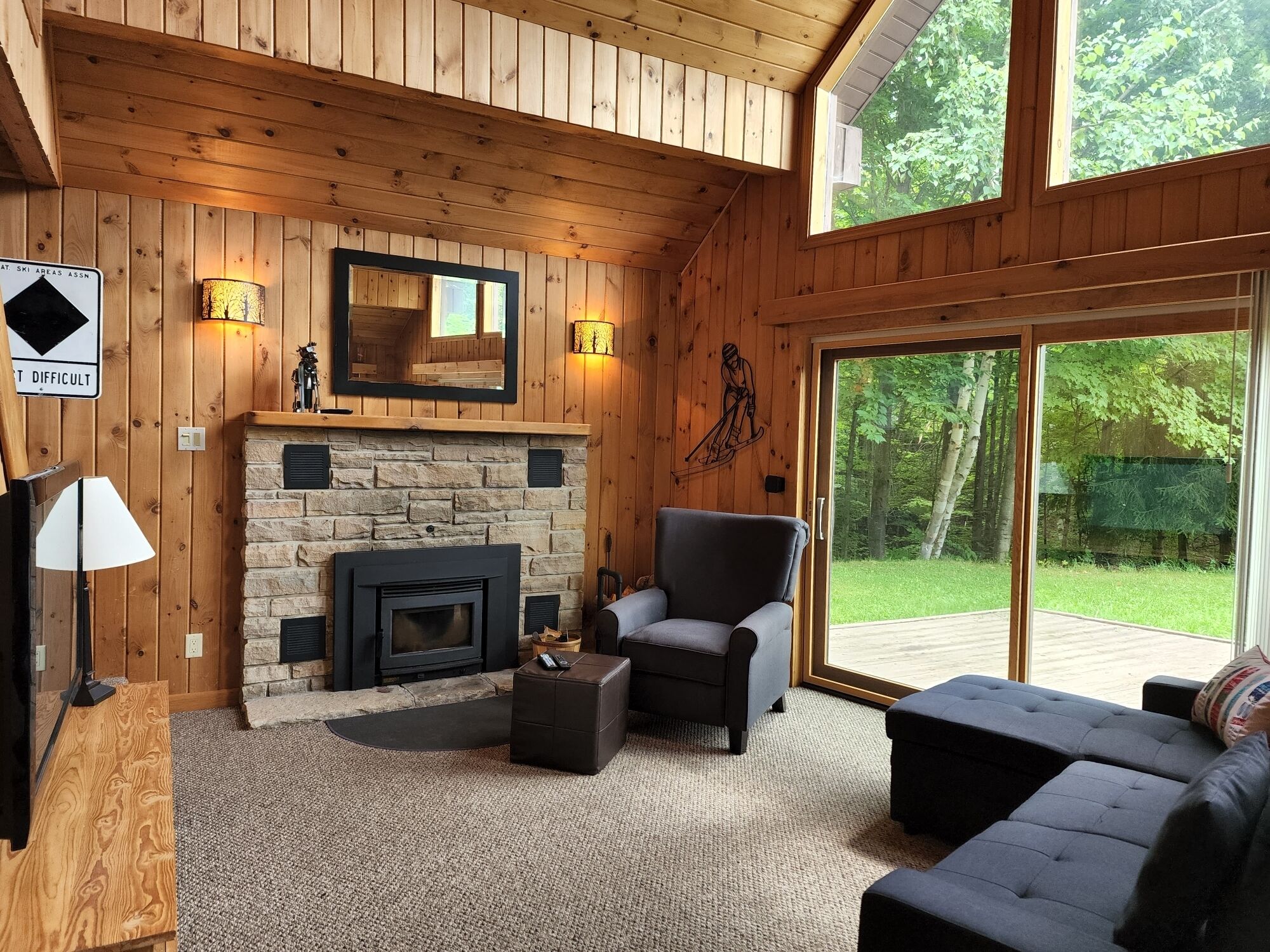 Cozy AFrame Cabin w/ Hot Tub overlooking Titus Mtn