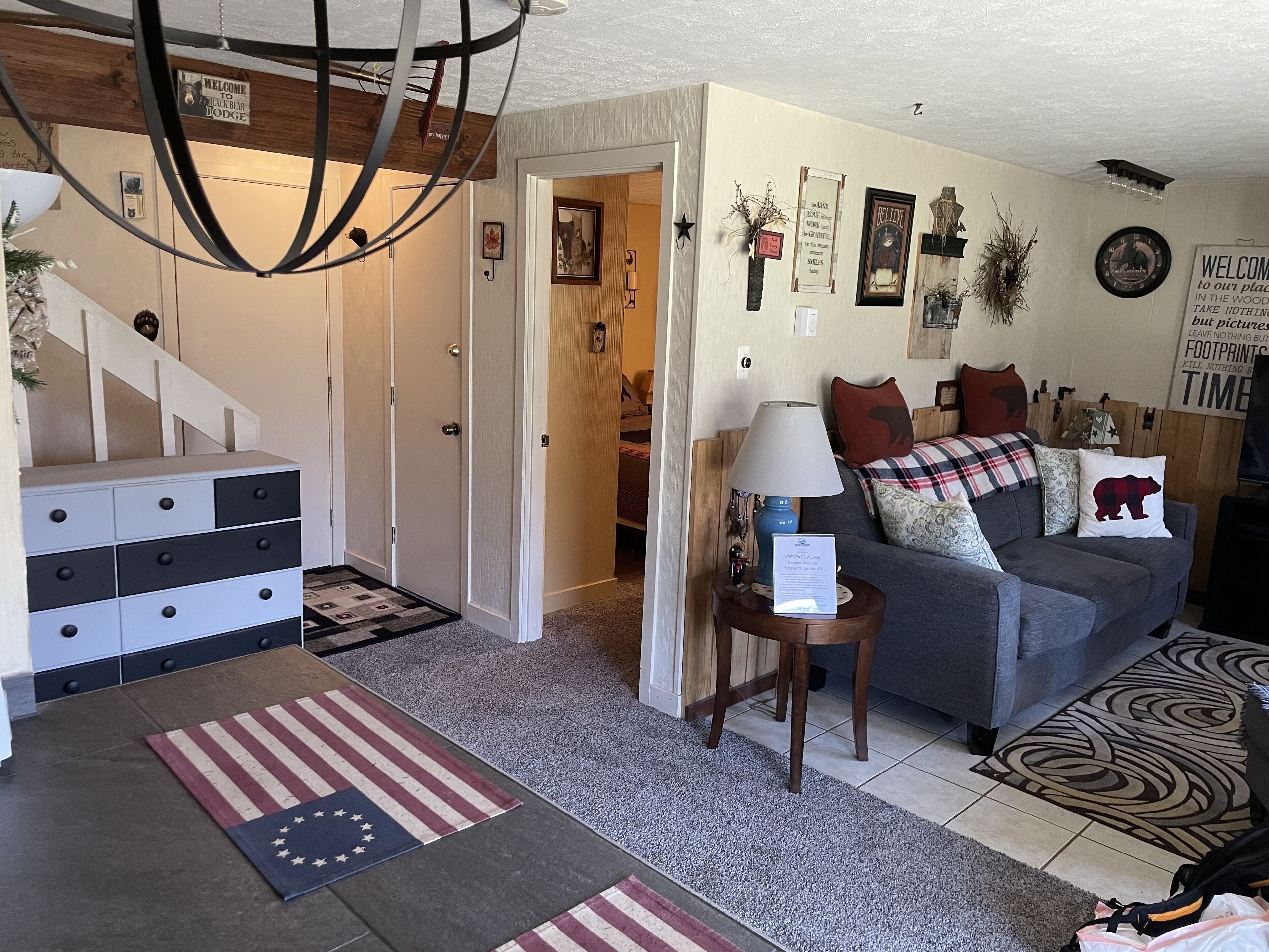 TV connectée, cheminée