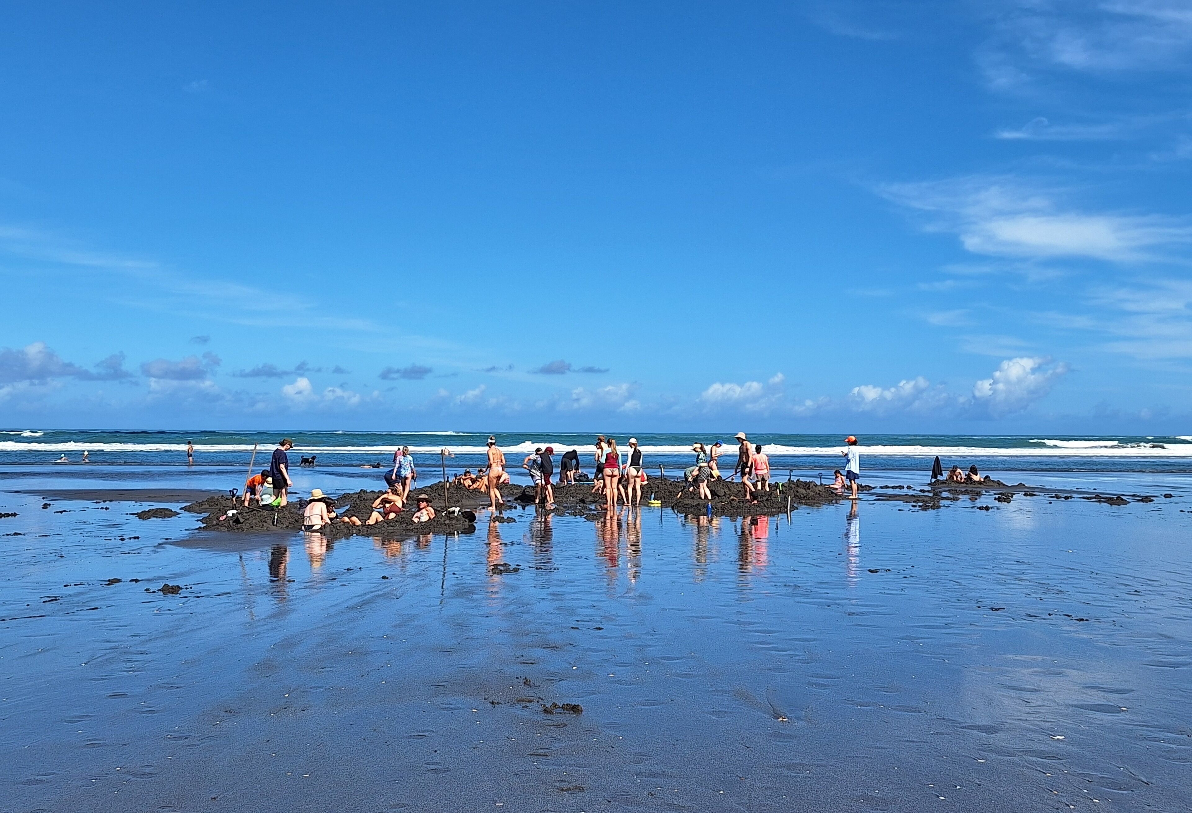 Beach nearby, sun-loungers