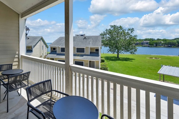 Second floor water view condo