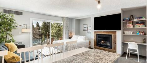 تلفزيون، مدفأة