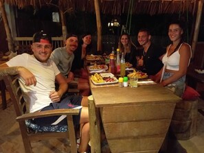 Outdoor dining - Gorgeous garden bungalows moments to the Indian Ocean (Michamvi Kae)