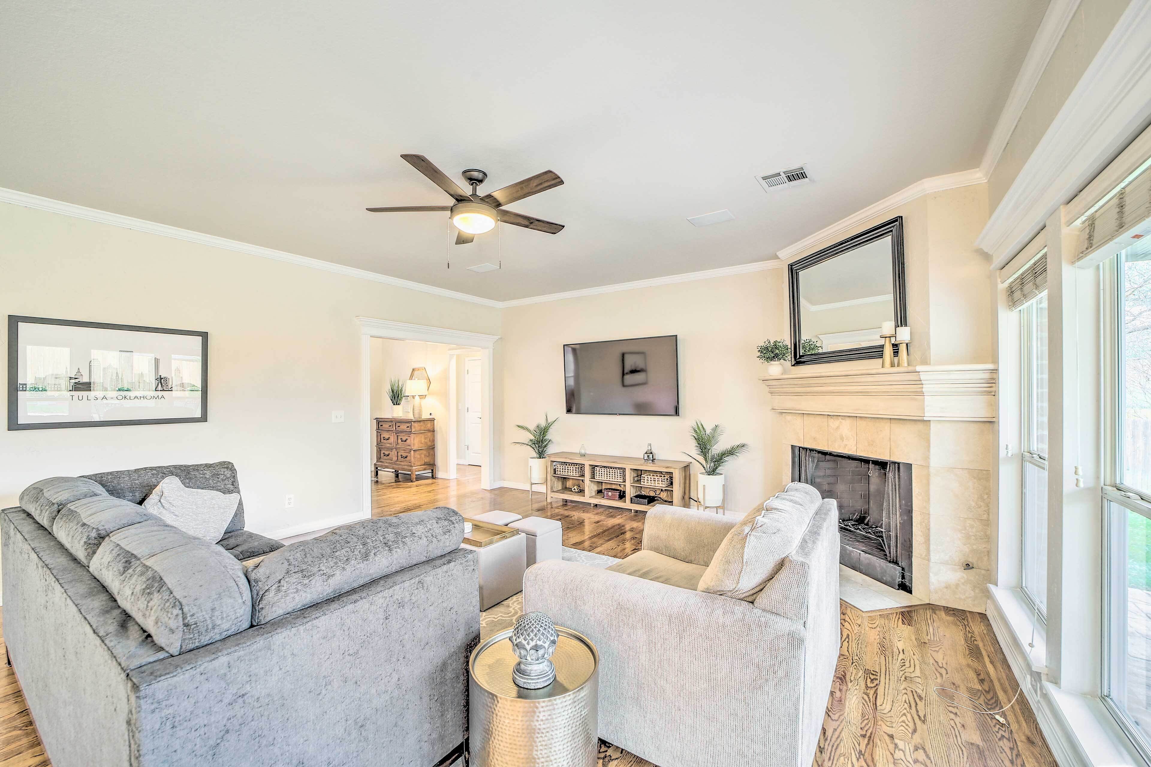 Pet-Friendly Tulsa Escape w/ Private Hot Tub!