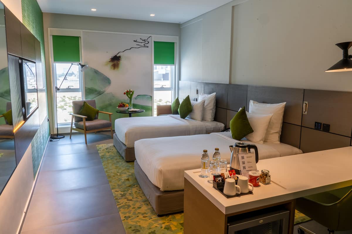 Premium-Doppel- oder -Zweibettzimmer