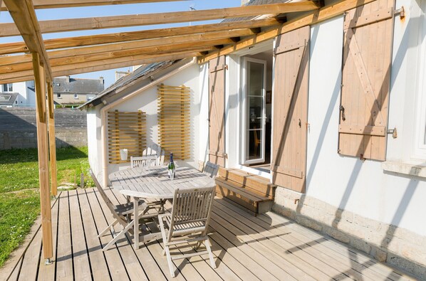 Outdoor dining - Family holidays at 250m from the sea in Penmarch (Penmarch)