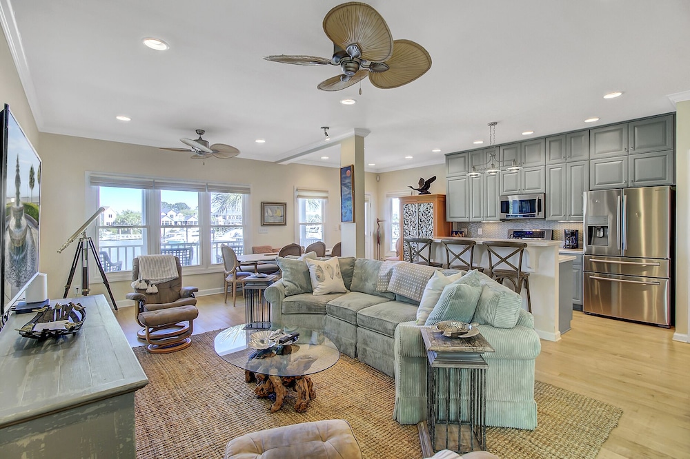New Listing! Incredible Morgans Cove Home w/ Boat Dock in Wild Dunes! $250 Beach Gear Credit Avail