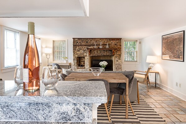 Dining - Ground Level Apartment Steps to Broughton with Parking by Lucky Savannah (Savannah)