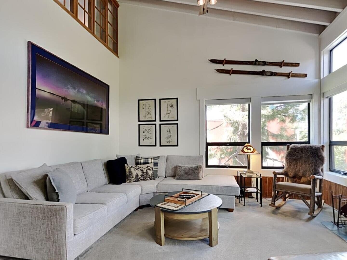 Condo, 4 Bedrooms | Living area | TV, fireplace, DVD player, table football