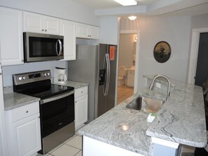 Villa, 2 Bedrooms | Private kitchen | Fridge, coffee/tea maker