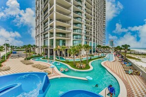 Una piscina riscaldata