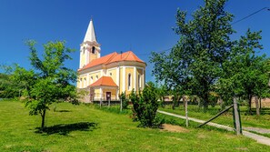 숙박 시설에서 보는 주변 전망