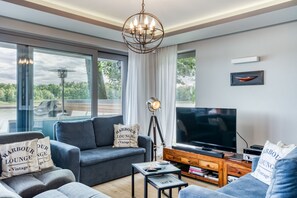 Smart TV, fireplace, printers - Przystań Mała Ruś - Mazury Lake Villa (Ostróda)