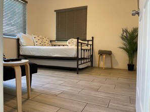 2 bedrooms, in-room safe, iron/ironing board, free WiFi